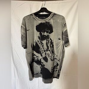 2/$20 Jimmy Hendrix Acid Wash Tee - FLAWED
